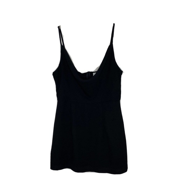 Princess Polly Dresses & Skirts - Princess Polly Chiffon Sleeveless Slip Mini Dress Black size US 10 / AU 14